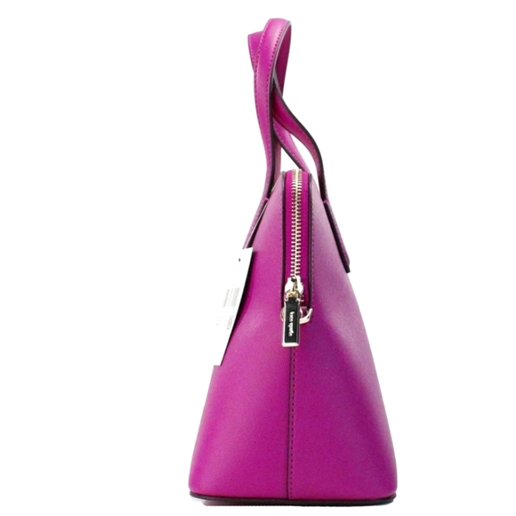 SOLD🔥NWT Kate Spade Schuyler Medium Baja Rose PVC Domed Satchel - Picture 3 of 14